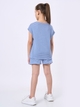 Ed-A-Mamma Kids Girls Set Blue & White