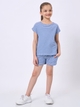 Ed-A-Mamma Kids Girls Set Blue & White