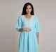 Ed-a-Mamma Embroidered Maternity Dress - Blue