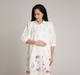 Ed-a-Mamma Floral Embroidered Maternity Dress - White