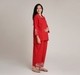 Ed-a-Mamma Embroidered Maternity Co-ord set with Embroidery - Red