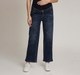 Ed-a-Mamma Floral Stickon Stud Maternity Jean -Dk Blue