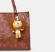 Ed-a-Mamma Flat knit Peach key chain Lion doll