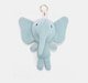 Ed-a-Mamma Flat knit Multi Color key chain Elephant doll