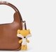 Ed-a-Mamma Flat knit Pink key chain Fox doll