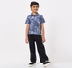 Ed-a-Mamma Kids Boys Shirts Dark Blue