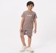 Ed-a-Mamma Kids Boys T-Shirt Brown