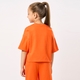 Ed-a-Mamma Kids Girls T-Shirt Orange