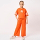 Ed-a-Mamma Kids Girls T-Shirt Orange
