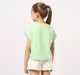 Ed-a-Mamma Kids Girls T-Shirt Green