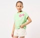 Ed-a-Mamma Kids Girls T-Shirt Green