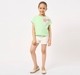 Ed-a-Mamma Kids Girls T-Shirt Green