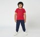 Ed-a-Mamma Boys Solid T-shirt and Joggers set  Multicolor