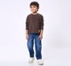 Ed-a-Mamma Kids Boys T-Shirt Brown