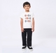 Ed-a-Mamma Kids Boys T-Shirt Cream
