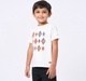 Ed-a-Mamma Kids Boys T-Shirt Cream