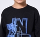 Ed-a-Mamma Kids Boys T-Shirt Black