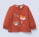 Ed-a-Mamma Infant Boys T-Shirt Brown