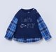 Ed-a-Mamma Infant Boys T-Shirt Blue