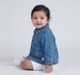 Ed-a-Mamma Infant Girls Jacket Blue
