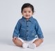 Ed-a-Mamma Infant Girls Jacket Blue