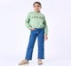 Ed-a-Mamma Kids Girls T-Shirt Green