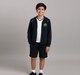 PE Front Zipper Jacket with Hoodie for boys and girls