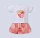 Ed-a-Mamma Baby Girls Sets White/Red