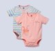 Ed-a-Mamma Baby Boys Bodysuit Pack of 2 Multi