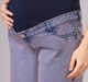 Maternity Clothing  Denim Solid Lilac