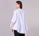Maternity Clothing  Top Solid White/Blue