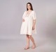 Maternity Clothing  Dress Solid Off-White