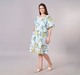 Maternity Clothing  Dress Printed Light Blue