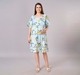 Maternity Clothing  Dress Printed Light Blue