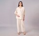 Maternity Clothing  Cord Set Solid Off-White