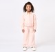 Girls Elegant Light Pink Embroidered Co-Ord Set