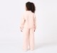 Girls Elegant Light Pink Embroidered Co-Ord Set