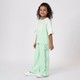 Girls Mint Green & White '35' Textured Graphic Short Sleeve Loungewear Set