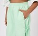 Girls Mint Green & White '35' Textured Graphic Short Sleeve Loungewear Set