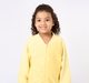 Girls Sun Yellow Lace Panel Tracksuit Set