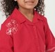 Girls Fuchsia Magenta Floral Checked Casual Set