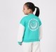 Girls Sea Green & White Varsity Baseball Bomber Jacket