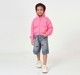Girls Pink Zip-Front Hooded Jacket with Utility Flap Pockets
