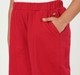 Girls Bright Red Wide-Leg Sweatpants / Trousers