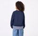 Girls Junior League Navy Blue Academic Sweatshirt
