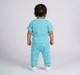 Baby Boys 2-Piece Co-ord Clothing Set - Bright Blue Hedgehog Textured Top & Matching Pants
