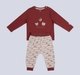 Baby Boys Rust Red 'Woodland Friends' Sweatshirt & Printed Jogger Set