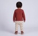 Baby Boys Rust Red 'Woodland Friends' Sweatshirt & Printed Jogger Set