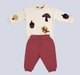 Baby Boys Cream Mushroom & Acorn Embroidered Sweatshirt Set