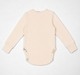 Baby Girls Lilac Ribbed Long Sleeve Top with Ruffle Shoulders and Deer Patch